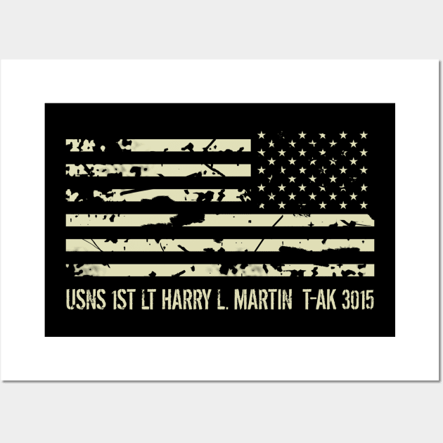 USNS 1st Lt. Harry L. Martin Wall Art by Jared S Davies
